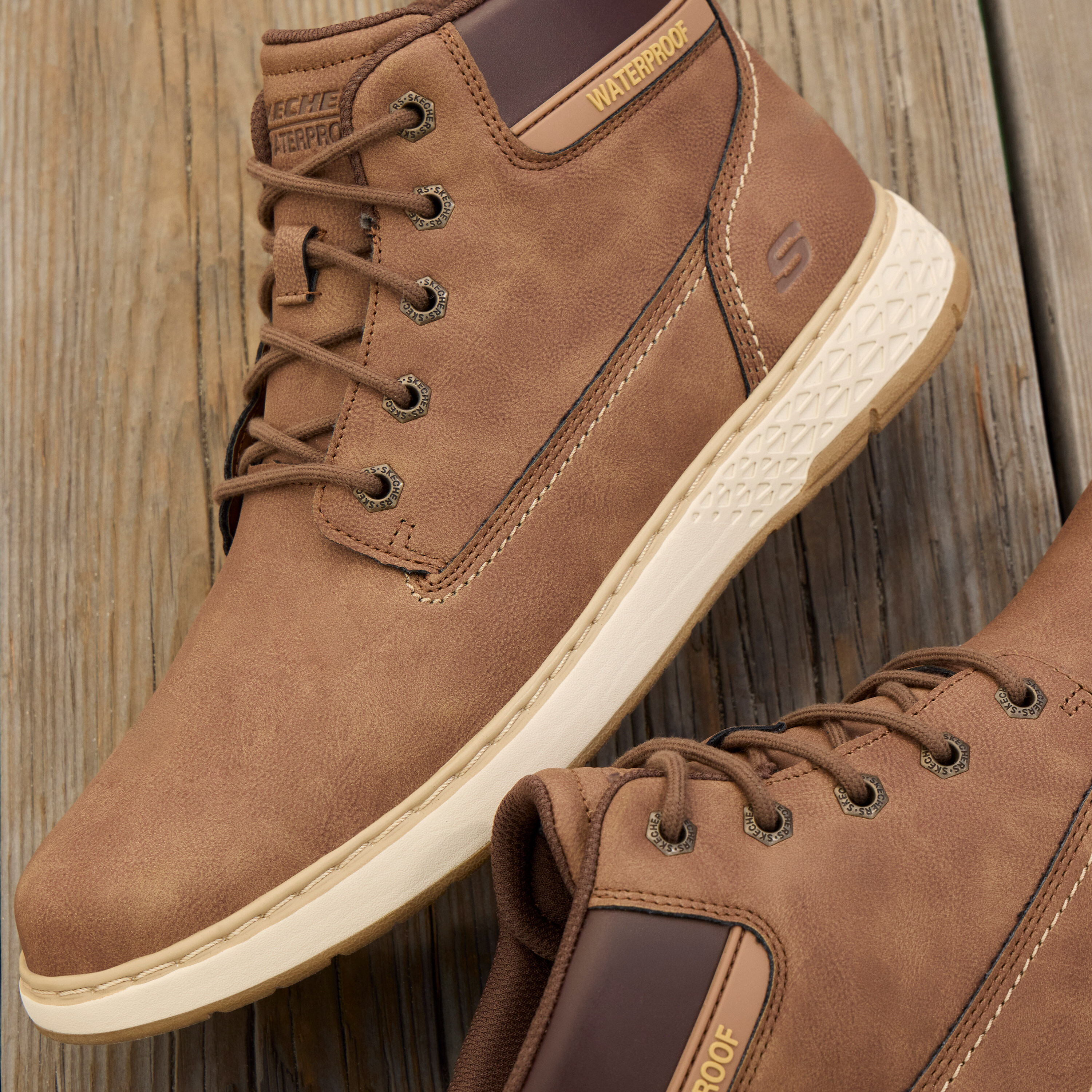 Skechers Waterproof Relaxed Fit: Garlan - Deno